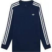 Adidas Originals Shirts '3 STRIPE' indigo / hvid