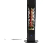 NSH Nordic Terrassevarmer 1800W gulvmodel, remote, soft touch, HORTUS, sort (211-413)