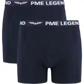 PME Legend boxershorts 2-pak ensfarvet mørkeblå Blå Mørkeblå måle