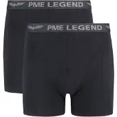 PME Legend boxershorts 2-pak ensfarvet sort Sort måle