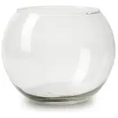 Usorteret Rondo glasvase Ø19x15 cm (6)