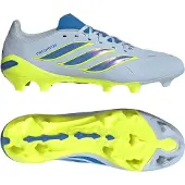 Adidas Predator League FG Ice Cold Precision - Lyseblå/Blå/Gul - Græs (FG), størrelse 46