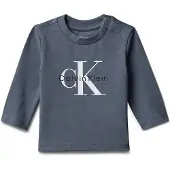 Calvin Klein Jeans Bluse - Monologo - Night Shadow Blue - - 68 - Bluse