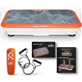 24hShop Vibroshaper Powerfit fitness-vibrationsplade / Vibrationsplade til hjemmetræning