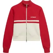 Superdry Superdrytil kvinder. W2012421B Rød Essential træningsjakke (S), Casual, Polyester