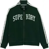 Superdry Superdrytil kvinder. W2012615A ESS Loose joggingjakke, grøn (L), Casual, Bomuld
