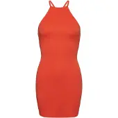 Superdry Superdrytil kvinder. W8011537A Olympisk minikjole med ryg, orange (S), Casual, Modal, Uden ærmer/stropper