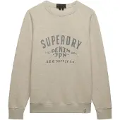 Superdry Superdrytil mænd. M2014474A Grå Merchant Vintage-sweatshirt (XXL), Casual, Bomuld