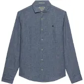 Superdry Riviera Linen Skjorte Med Lange ærmer