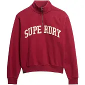 Superdry Superdrytil kvinder. W2012259A Sweatshirt Athletic Ess Applique rød (L), Casual, Bomuld