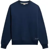 Superdry Superdrytil kvinder. W2012185A Essential Logo-sweatshirt i marineblå (XL), Casual, Bomuld