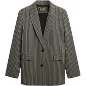 Superdry Pinstripe Boyfriend Blazer