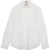 Superdry Cut Away Poplin Skjorte Med Lange ærmer
