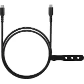 Fairphone - USB-kabel - USB-C (han) til USB-C (han) - 48 V - 5 A - 2.5 m - Fast Power Charging (240W), 100 % genbrugt plastik - sort med grå mønster