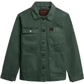 Superdry Superdrytil kvinder. W5011991A Arbejdsjakke grøn (M), Casual, Bomuld