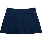 Superdry Superdrytil kvinder. W7210419A Marineblå plisseret bukseskørt (S), Casual, Polyester