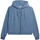 Superdry Superdrytil kvinder. W2012543A Studios Relaxed hættetrøje blå (XL), Casual, Bomuld