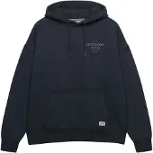 Superdry Superdrytil kvinder. W2012691A Luxe Casual Relaxed hættetrøje marineblå (S), Bomuld