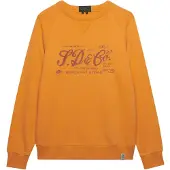 Superdry Superdrytil mænd. M2014474A Sweatshirt Merchant Vintage Print orange (XL), Casual, Bomuld