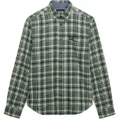 Superdry Superdrytil mænd. M4011047A Grøn Lumberjack-skjorte (L), Casual, Bomuld, Lange ærmer