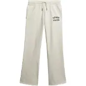 Superdry Superdrytil kvinder. W7011171A Athletic Essentials Low Rise Flare Jogger Pants beige (M), Casual, Bomuld