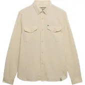 Superdry Skjorte 'The Merchant Store' beige
