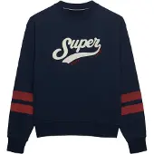 Superdry Varsity Script Loose Crew Sweatshirt