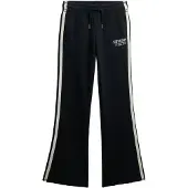 Superdry Superdrytil kvinder. W7011279A Athletic Stripe Flare jogger bukser i marineblå (M), Sport, Bomuld
