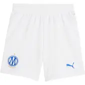Puma Fodboldshorts - Marseille 26/27 - White/Team Royal - - 14 år (164) - Shorts
