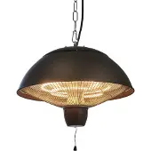 NSH Nordic Terrassevarmer 1500W lofthængt HORTUS, sort (211-306)