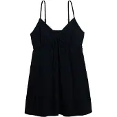 Superdry Superdrytil kvinder. W8011958A Minikjole med stropper tekstureret marineblå (XS), Casual, Bomuld, Uden ærmer/stropper
