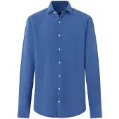 Hackett London Hackett Londontil mænd. HM3010765 Gmd Texture-skjorte, blå (S), Casual, Klassisk, Lange ærmer, Lyocell