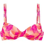 LASCANA Bikinioverdel creme / orange / pink