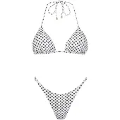 Acuarela Brand Bikini 'Polka Dots' hvid