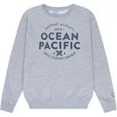 Ocean pacific Sweatshirt 'GUSH' marin / grå
