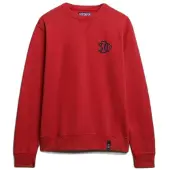 Superdry Superdrytil mænd. M2014491A Merchant sweatshirt rød (L), Casual, Bomuld