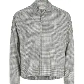 Jack & Jones Skjorte 'JORAustin' grå / sort / hvid
