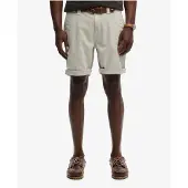 Superdry Superdrytil mænd. M7110497B Shorts Utility Chino grå (32), Casual, Bomuld