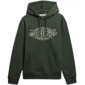 Superdry Superdrytil mænd. M2014299A Outdoor Co Afslappet grøn sweatshirt (S), Casual, Bomuld, Lange ærmer