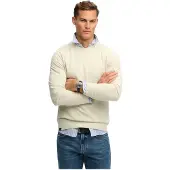 Superdry Superdrytil mænd. M2014044A Classic Essential-sweatshirt i beige (M), Casual, Bomuld
