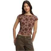 Superdry Flocked Mesh T-shirt
