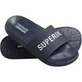 Superdry Superdrytil kvinder. WF310185A Flip flops med Code navy-logo (36/37), Fast, Ingen, Casual, Badetøj, Blå