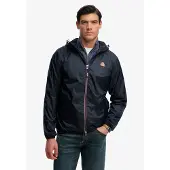 Superdry Superdrytil mænd. M5012330A Essential TRI-vindjakke i marineblå (S), Udendørs, Genanvendt polister