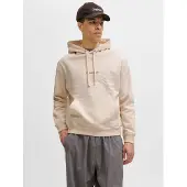 Jack & Jones Sweatshirt 'JORNorrebro' mørkeorange / uldhvid