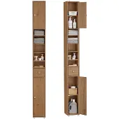 SoBuy smal badeværelsessøjle 20x180 cm