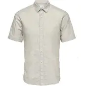 Only & Sons Skjorte 'ONSCaiden' beige
