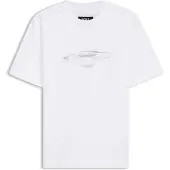 BOSS x ASTON MARTIN-T-shirt i bomuld med bilmotiv