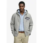 Superdry Superdrytil mænd. M2014479A Grå Vintage Athletic sweatshirt (L), Casual, Bomuld