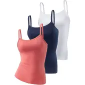H.I.S. Overdel navy / melon / hvid