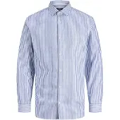 Jack & Jones Skjorte 'JPRBLAPARKER' mørkeblå / hvid